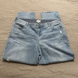 Westbound High Rise Light Blue Denim Stretch Jeans 20W‎ Comfort Fit Formula